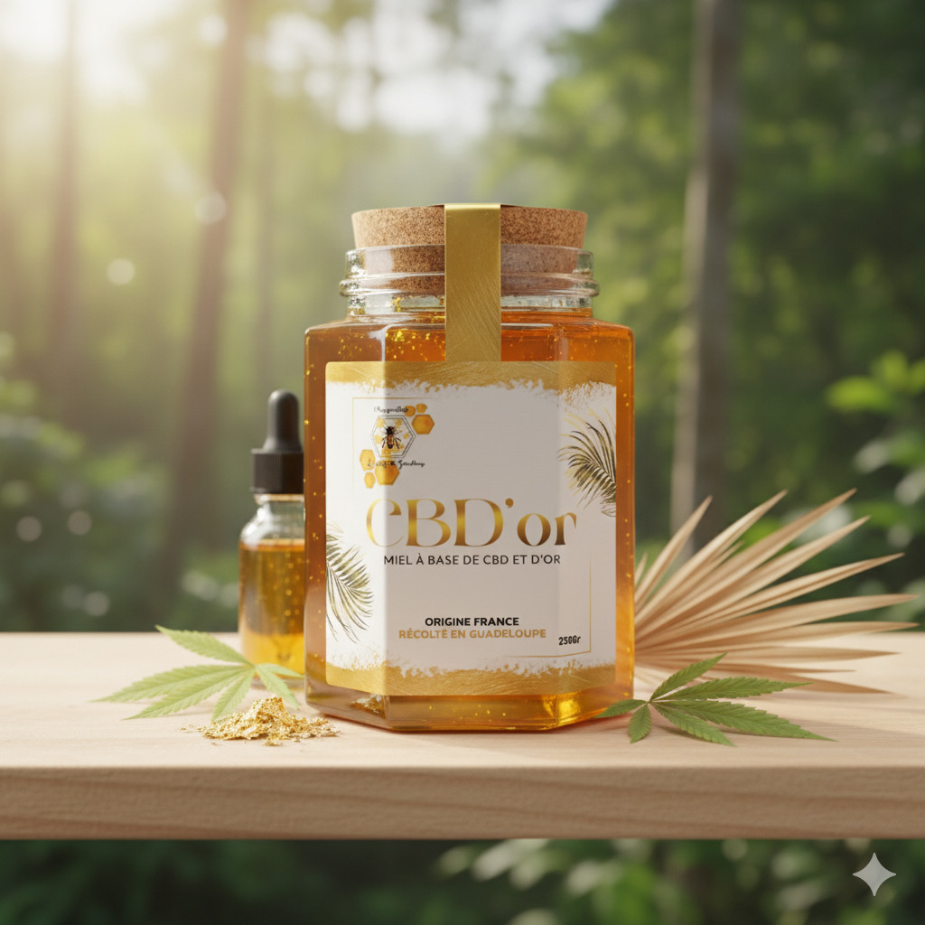 CBD'Or - Miel de Guadeloupe infusé au CBD