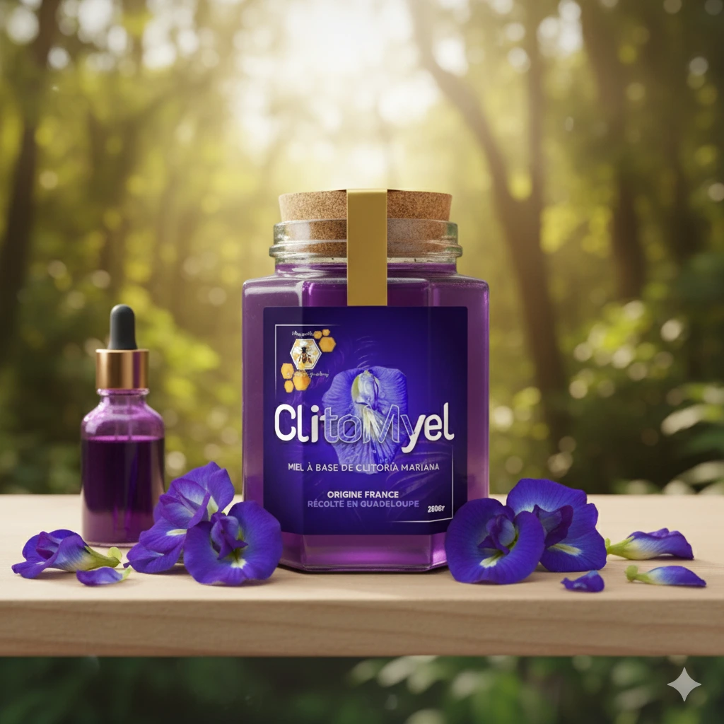 ClitoMyel - Miel de Guadeloupe à la fleur Clitoria