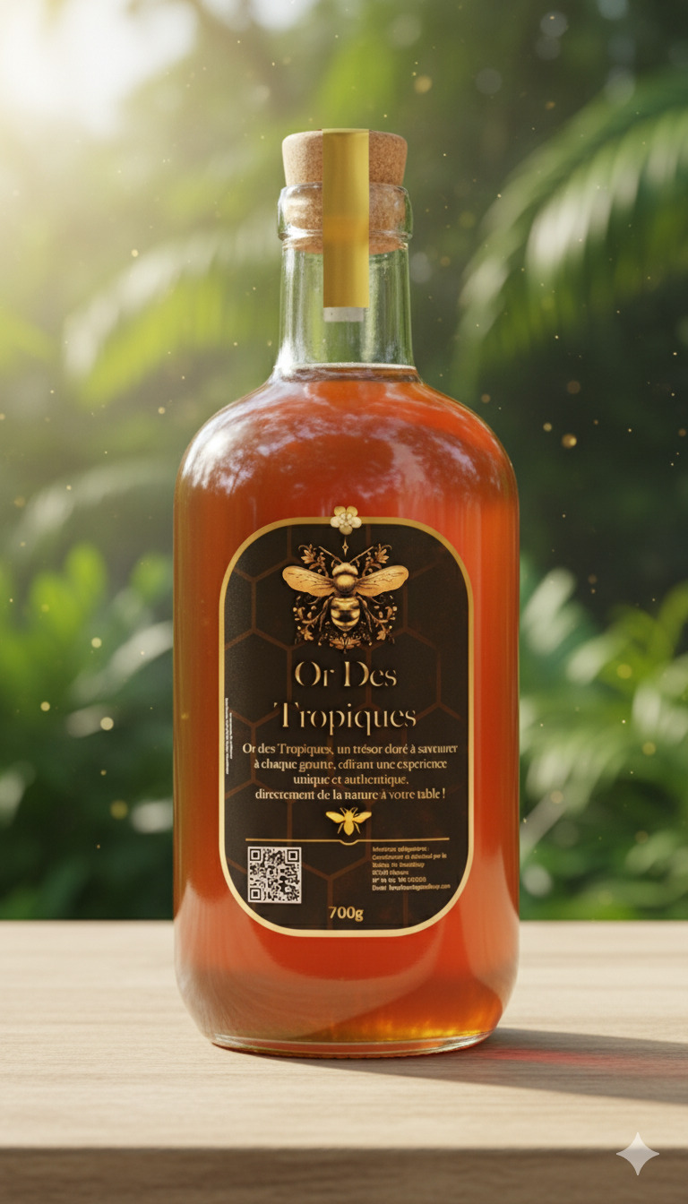 Miel Or des Tropiques - Miel de Guadeloupe multi-fleurs artisanal