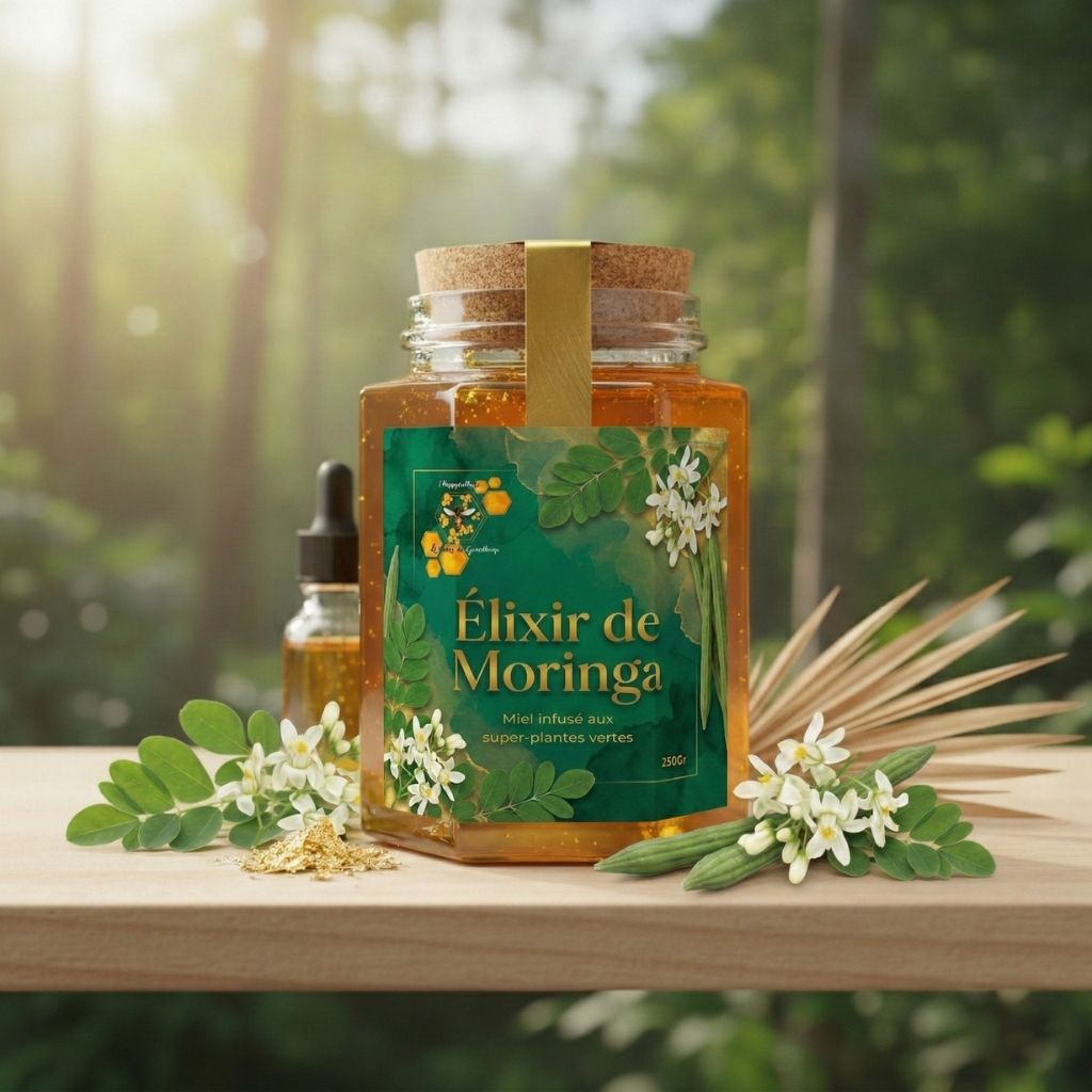 Élixir de Moringa - Miel de Guadeloupe au moringa