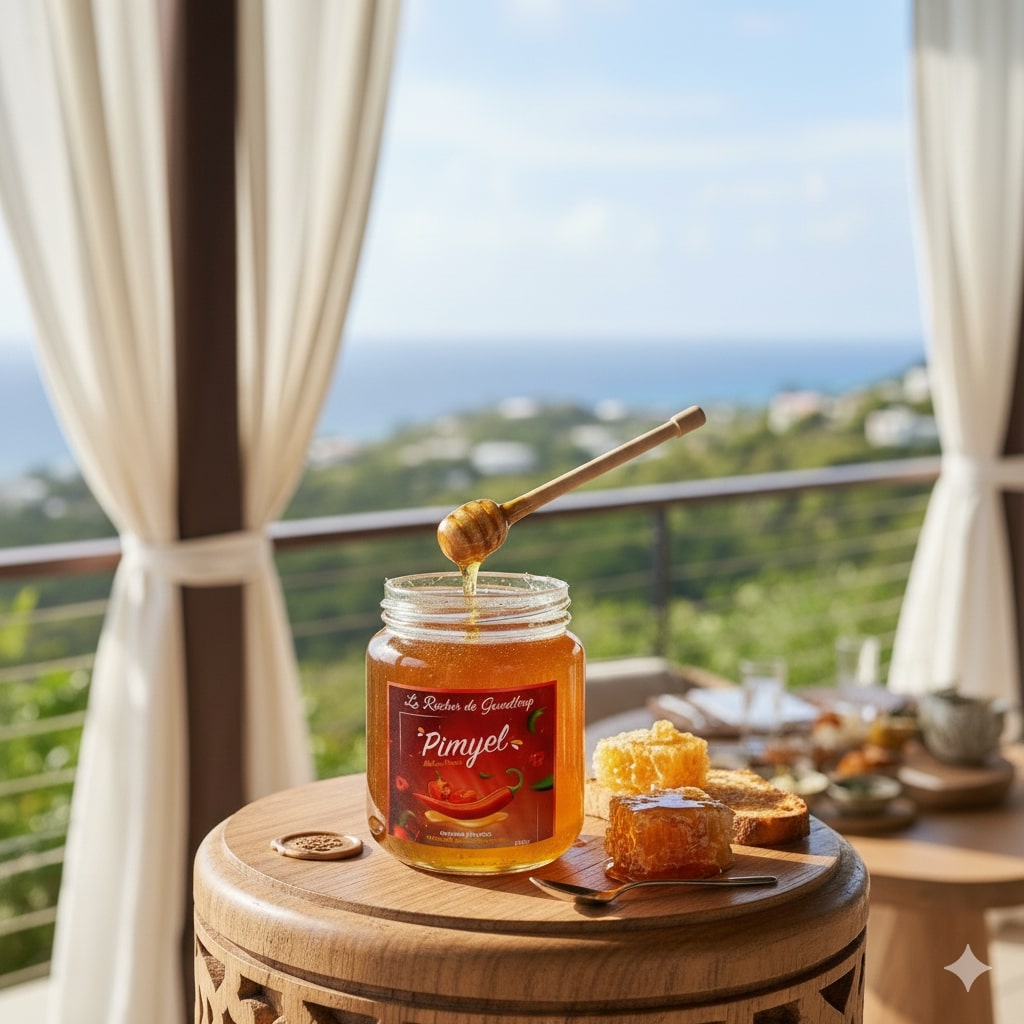 Préparation Pimyel - Miel de Guadeloupe et piment Bondamanjak