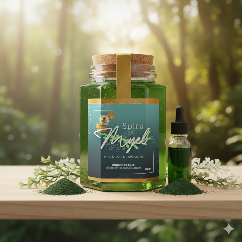 SpiruMyel - Miel de Guadeloupe à la Spiruline