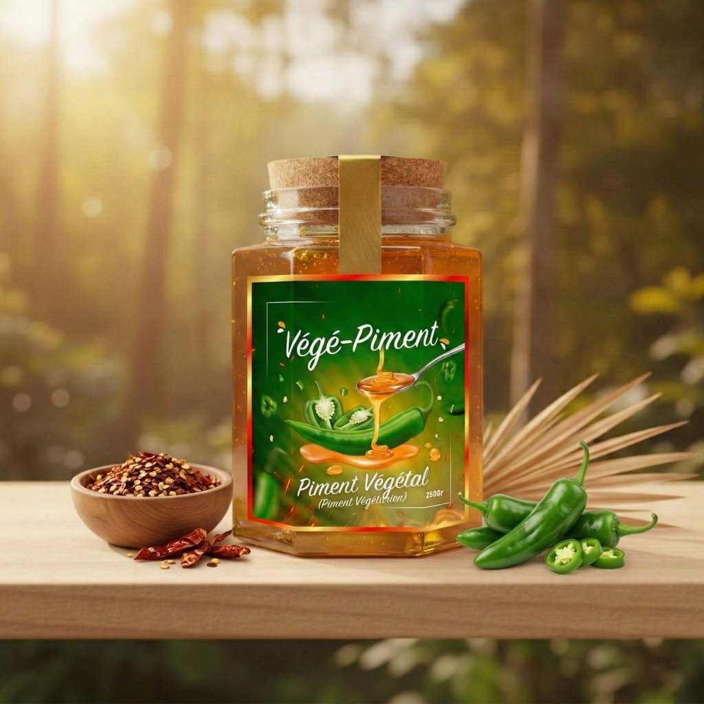 Végé Piment - Miel de Guadeloupe au piment végétarien